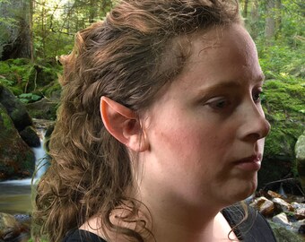 Elf Ear tips molded in silicone longer lasting and lifelike, several stock skintones