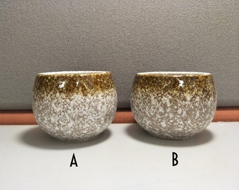 Ceramic Clay Senbei Tea Cup