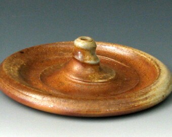 STONEWARE INCENSE BURNER #6 - Wood Fired incense Burner - Wood Fired Incense Holder - Ceramic Incense Burner - Stick Incense Burner
