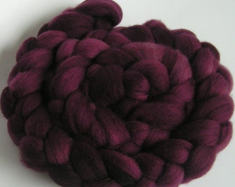 BEAUJOLAIS Merino Fine Top Roving Wine Spin Felt Craft 4 ounces handspinning felting wool soft