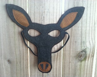 Aardvark Mask - Felt Animal Mask