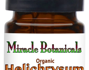 Miracle Botanicals Organic Helichrysum Essential Oil - 100% Pure Helichrysum Gymnocephalum.....Free U.S. Shipping
