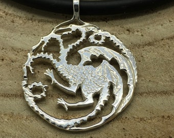 Hand Forged Sterling Silver Targaryen.