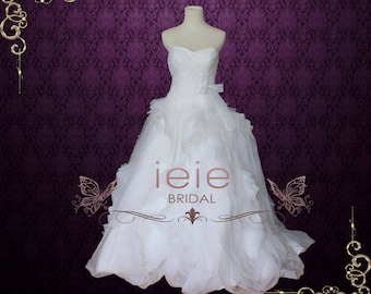 Organza Ruffle Wedding Gown A lighter version of Diana