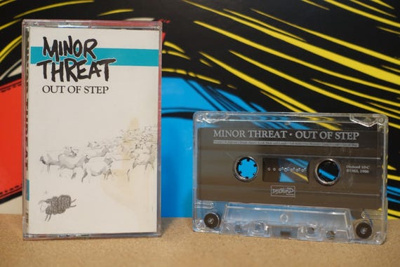 Out Of Step by Minor Threat Vintage Cassette Tape