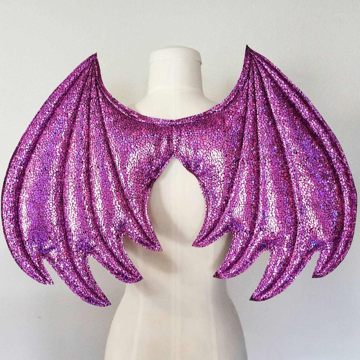Purple Dragon Wings costume wings Metallic Purple Dragon