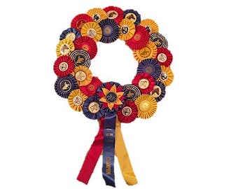 Horse Show Ribbon Wreath