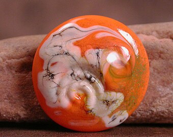 Lampwork Cabochon, Glass Cabochon, Art Glass Cabs, Divine Spark Designs, SRA