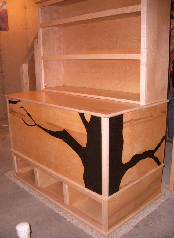 Woodworking Pl   ans Toy Box with Cubbies and Bookshelf