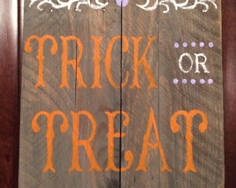 Halloween trick or treat