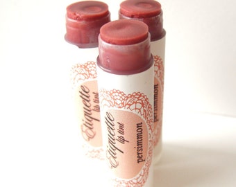 Persimmon Lip Tint - Tinted Lip Balm - Copper Bronze