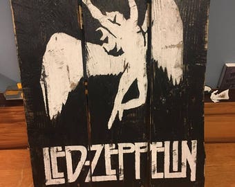 12"x 14" custom rock & roll wall art