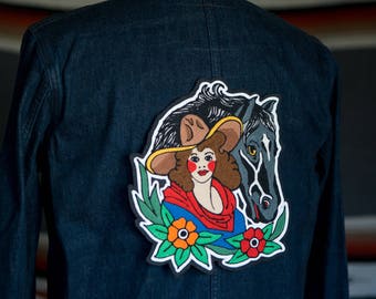 Chainstitch Sweetheart of the Rodeo Patch