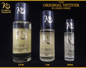 Type Original Vetiver perfume in oil for both 1/3oz 1oz 1.7oz