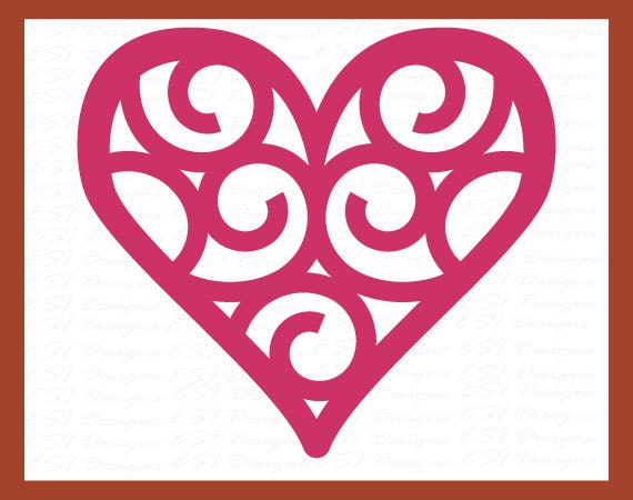 Download Heart SVG DXF cutting file. Cutting file for use in