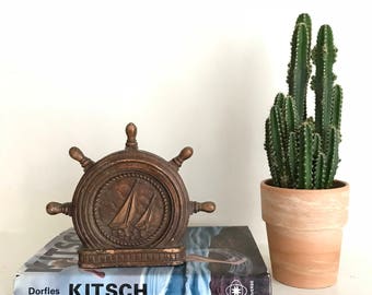 Wooden Captains Bookend