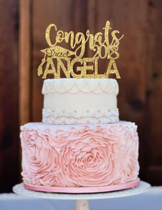 Congrats Grad Cake Topper Congrats Grad Cake Topper