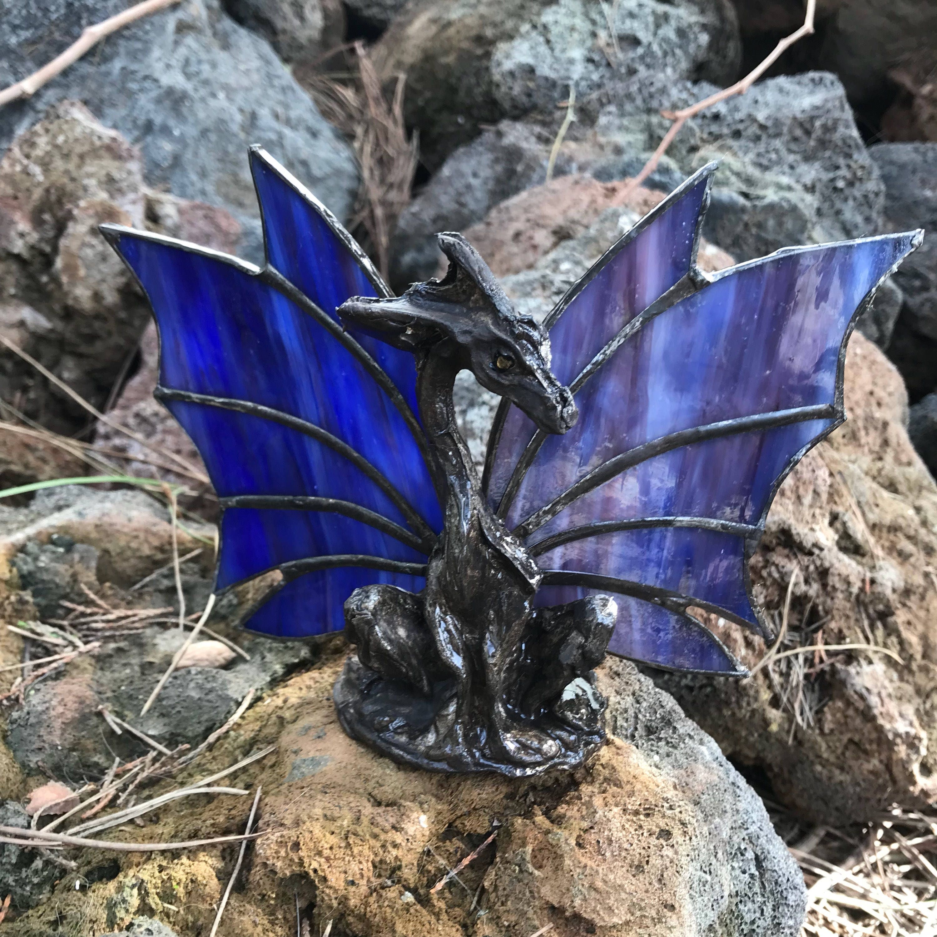 Dragon Stained glass dragonsuncatcher dragon geeky home