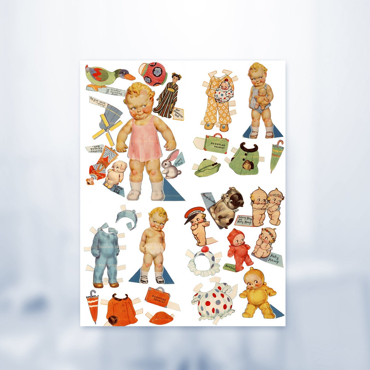 kewpie paper dolls