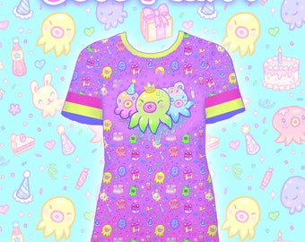 Purple "OctoParty" T-Shirt