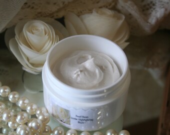 Highlighting Cream~ Pearl Highlight~Cosmetic Cream~Highlighter~Cosmetic~ Natural Makeup~Highlighting Cream ~Pearl White Highlighter~Organic~