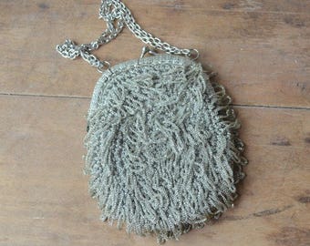 1960's Silver Italian Evening Bag
