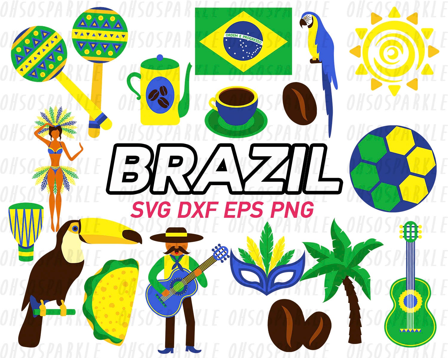 Download brazil clipart, brazil svg, eps, dxf, png, illustration ...