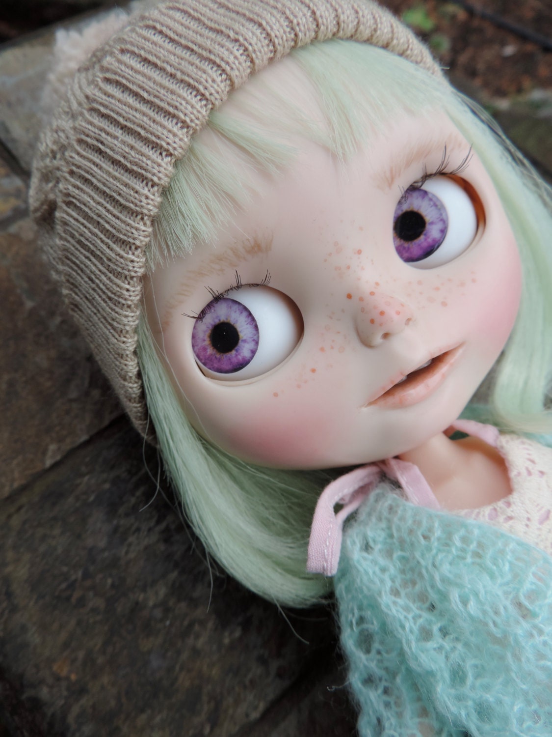 Blythe Middie And Pullip Doll Eyes Realistic Resin Chips Custom