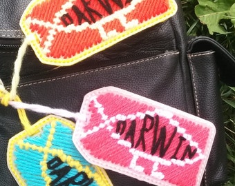 Darwin Fish Luggage Tag