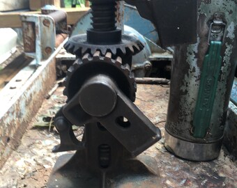 Vintage Flip Top Ratchet Screw Jack No. 16 SJ660 Model T Model A Jack Automobile/Truck Jack 1920's 1930's Mancave Chic