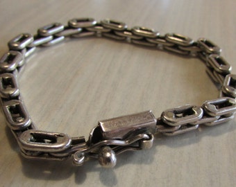 Sterling Silver Link Chain Bracelet from Mexico