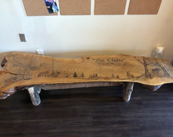 Nature Scene Bench