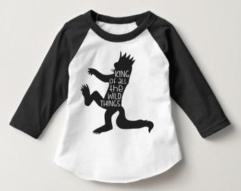 Where The Wild Things Are Inspired SVG, King of All The Wild Things Tee, Wild Thing Digital File, Wild Thing Stickers, DIY Vinyl Decal