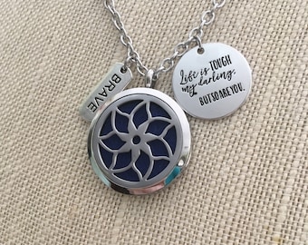 Aromatherapy Necklace, Diffuser Necklace, Essential Oils Locket