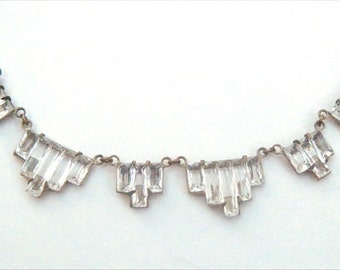 Vintage Stepped Vauxhall Necklace