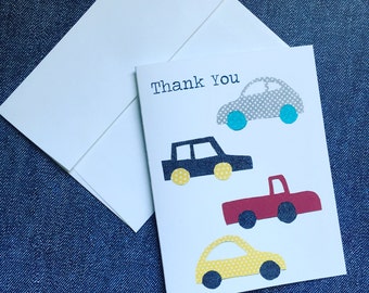 Beep Beep! Cars Thank You Notecard Envelope Set, Set of 10