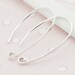 5 pairs of 925 Sterling Silver Ear Wires 13x23 mm. :tk0017