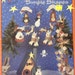 Vintage Christmas Simple Shapes Wood Paint Book