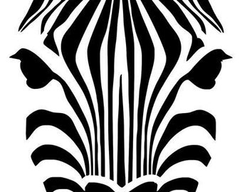 Stencil stencil 'Zebra head'