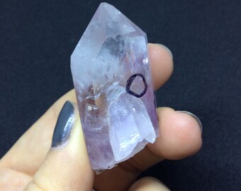 Brandberg amethyst w/ two enhydros 2.6 grams (20)