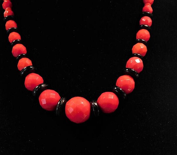 Signed Czech Art Deco Necklace