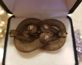 Victorian mourning brooch