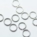 15pcs 18gauge 7mm 925 Sterling silver Jewellery findings Jump ring,Close but Unsoldered round, - FDSSR0011