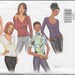 Butterick 3344 Misses'/ Misses' Petite Top Sizes 12, 14, 16 UNCUT Pattern 2001 Easy Pattern