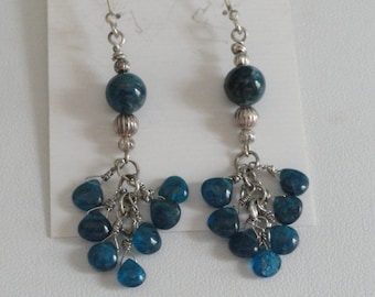 African Apatite Earrings - #252