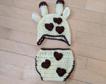 I heart giraffes photo costume, 0-3 months