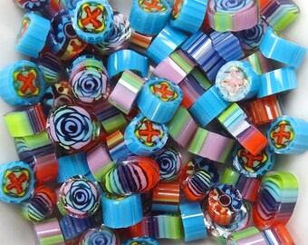 COE 104 Hard Candy by Lori and Kim Murrini Millefiore Murrine