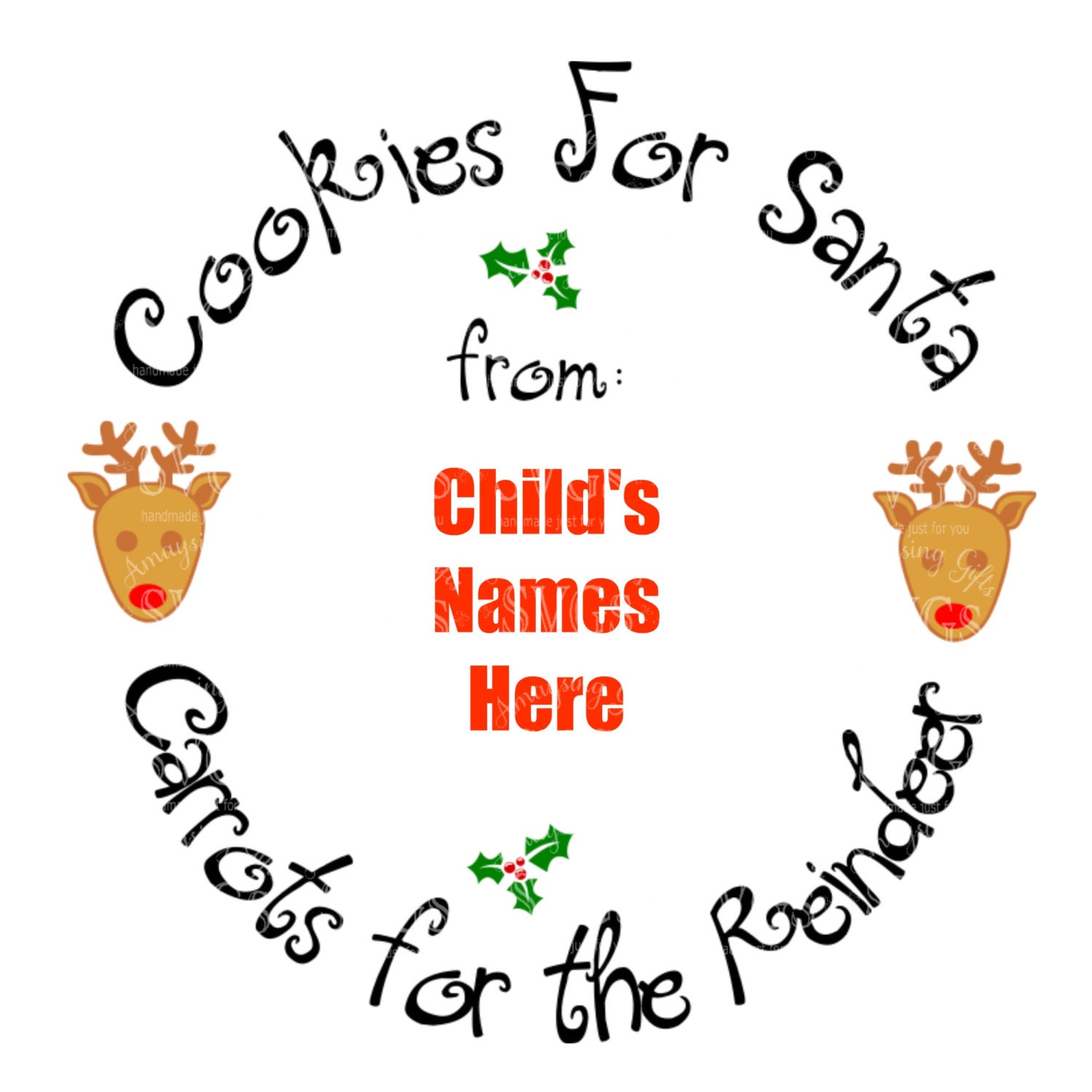 Download SVG Cookies for Santa Plate svg Cookie Plate Design