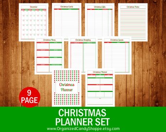 Christmas Planner Set - Instant Download PDF Printable