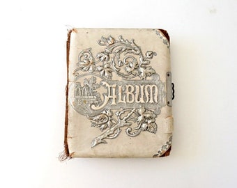 Antique Photo Album . vintage photo album . old photo album . victorian album